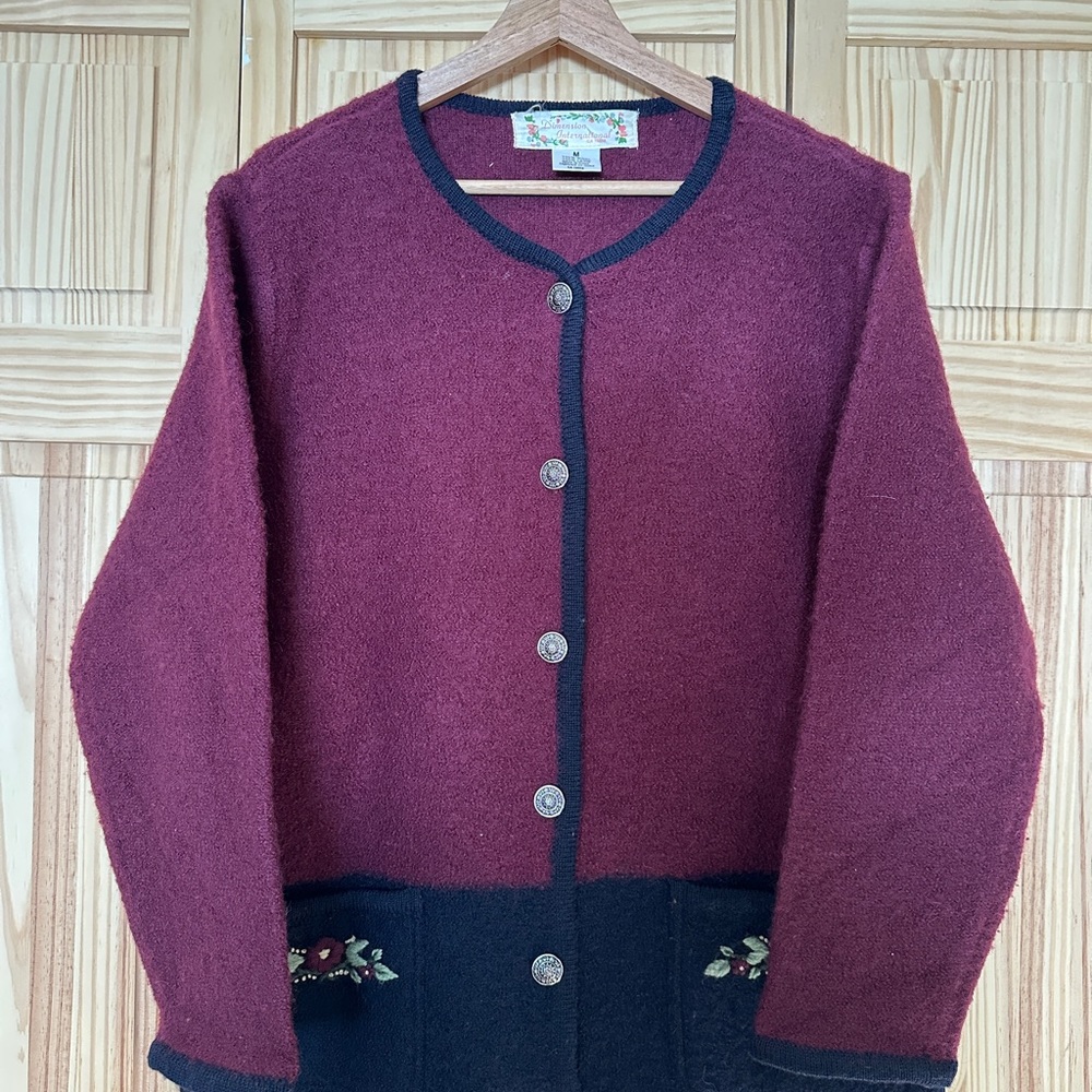 Women's Purple and Blue Sweater